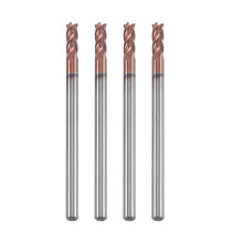 5PCS 3mm Solid Carbide Endmills Endmill D3X8XD4X50L 4Flute Side Milling Slotting Profiling Face Mill Standard Length