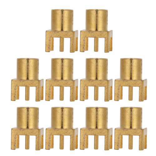OFC Material MCX Socket PCB End Jacks 4 Pin Female Connectors 50 Ohms 10pcs 1