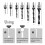 26-Pack Woodworking Chamfer Drilling Tools Drill Bits Set Wood Plug Cutter Three Pointed Countersink Drill Bits 2