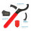 Coilover Wrench Spanner, 4PCS Non-Slip Spanner Wrench Set, Professional Universal Rubber Handle Wrench Spanner Tool 3