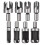 26-Pack Woodworking Chamfer Drilling Tools Drill Bits Set Wood Plug Cutter Three Pointed Countersink Drill Bits 4