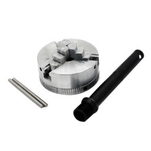 Z011 -Bohrfutter Aus Zinklegierung, Manuelle Selbstzentrierende 3-Backen-Drehfutterklemme Aus Metall mit für CNC-Drehmaschinen