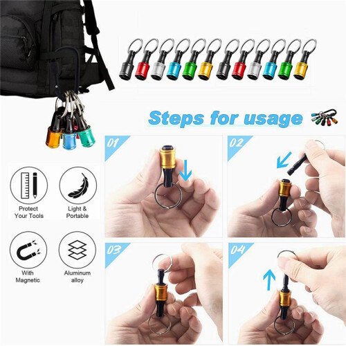 Bit Holder 1/4 Inch Hex Screwdriver Bits Extension 2