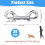 30 Pieces Double Ended Bolt Snaps Hooks, 2.7 Inch 3