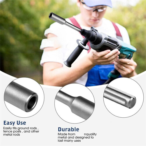 Driver de Haste de Aterramento SDS-MAX para Kit de AçO de Aterramento de 5/8 e 3/4 Polegadas, Brocas de Hastes, para  para  para 2