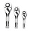 1/4, 3/8, 1/2 Inch Drive Stubby Ratchet Set 3Pc  Ratchet Quick-Release  72-Tooth 1