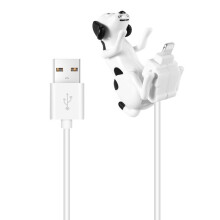 USB-Kabel Funny Humping Dog Charger für 13/12/11 und Mehr, Moving Spotty Dog Fast Charger USB-Kabel