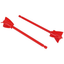 Resin Mixer Paddles, Epoxy Mixer Attachment voor Drill, Herbruikbare Paint Stirrer Drill Attachment (2 Stuks)