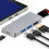 For Surface Pro 8 USB C Hub, 4K -Compatible Adapter+2 USB 3.0 Reader /TF Card Reader Adapter for Surface Pro 8 8