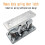 1Pcs Spring Loaded Door Easy Lock Stop Catch Release Clamp Double Roller Catch (Mp-3) 4