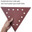 30 PeçAs de 11-1/4 Polegadas de Lixa de Gancho e LaçO Triangular para Lixadeira de Drywall - 5 PeçAs Cada 60 80 100 120 150 240 Lixa 3