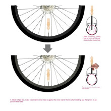 Bicycle Inner Tube UltraLight Road Bike TPU Tire 700C 18 23 25 28 32C Length French Valve Inner Tube 60mm