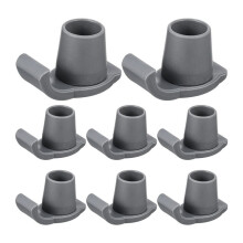 8 Stuks Walker Skiglijders Heavy Duty Coaster Ski'S Plastic Drive Walker Onderdelen Walker Accessoires Geschikt voor Walker Voet Glijders