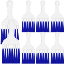 8 Paquets de Brosse de Nettoyage de Condensateur de Climatiseur, Brosse de Bobine de RéFrigéRateur, Brosse de Nettoyage de Bobine de CVC, Petite