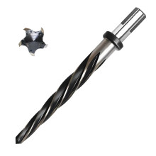 1/2 Inch Brugconstructie Ruimer Boor, M2 HSS Conische Spanruimer voor Staallegering Metaal Hout, 1/2 Inch Antislip Schacht