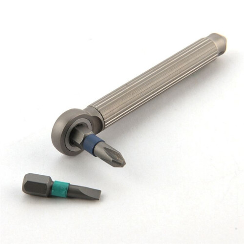 Outdoor Titanium Multi-Function EDC Tool Wrench Flathead Screwdriver Phillips Screwdriver Portable Keychain 1