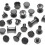 Chicago Screw Leather Rivets Assorted Screw Rivets M5 Chicago Binding Screws for Decorating PU  Belts(110PCS) B 4