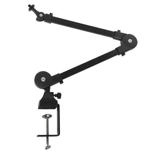 Heavy Duty Microphone Arm Stand Adjustable and Foldable for Studio and Live Performances