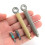 Multifunctional Tools Wrench Flat Screwdriver -Screwdriver Portable Keychain Window Brass 5