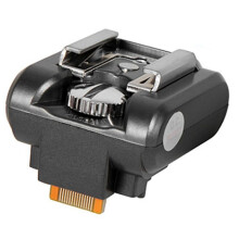 Blitzauslöser-Adapter Silber für NEX-3/C3/F3 NEX-5/5N/5R/5C/5T Kamera Schwarz