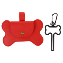 Dog Poop Bag Dispenser with Leash Attachment, Durable Waste Bag Holder for Walking and Outdoor Use