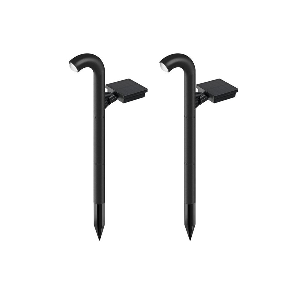 Solar Outdoor Road Landscape Garden Courtyard Aisle Spot Curved Waterproof Sidewalk Pile 2Pcs Light 6031844368807