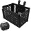 Foldable Bike Handlebar Basket Detachable Front Design Compact Shopping Carrier 2