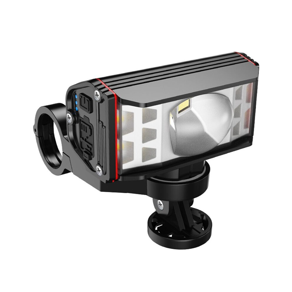 Rechargeable Bicycle Front ,Waterproof Bike Handlebar Flash For Night Riding,High-Intensity Outdoor Head Light 4762508940696