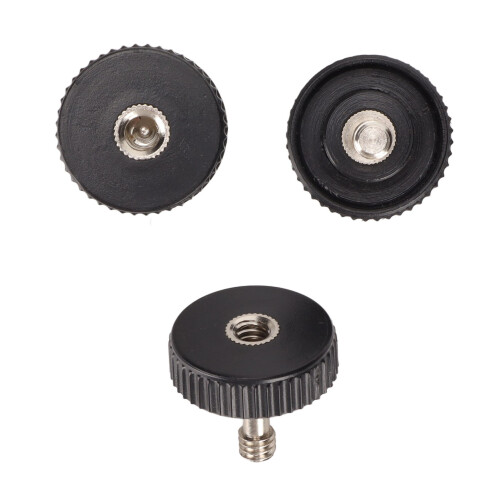 3pcs 1/4in Male Female Socket Screw Adapter for Camera Flash Brackets 1