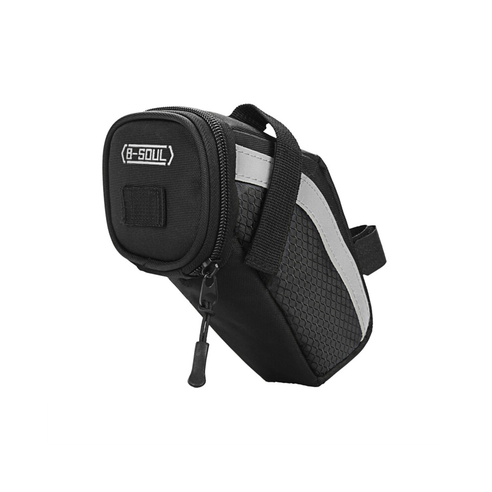 B-Soul Bicycle Saddle Bag 1L Small Storage Cycling Tail Rear Pouch Bag Accessory Kit Tool Reflective Cycling Accessories 6032617362480