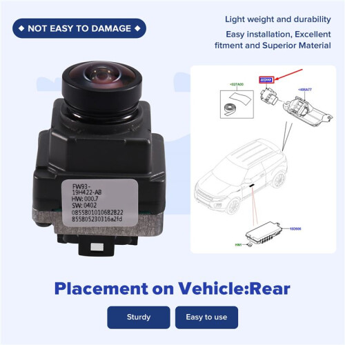 LR083706 Tailgate Camera for  Evoque 2012-2018 Rear View Camera Backup Astern Assist Camera 2