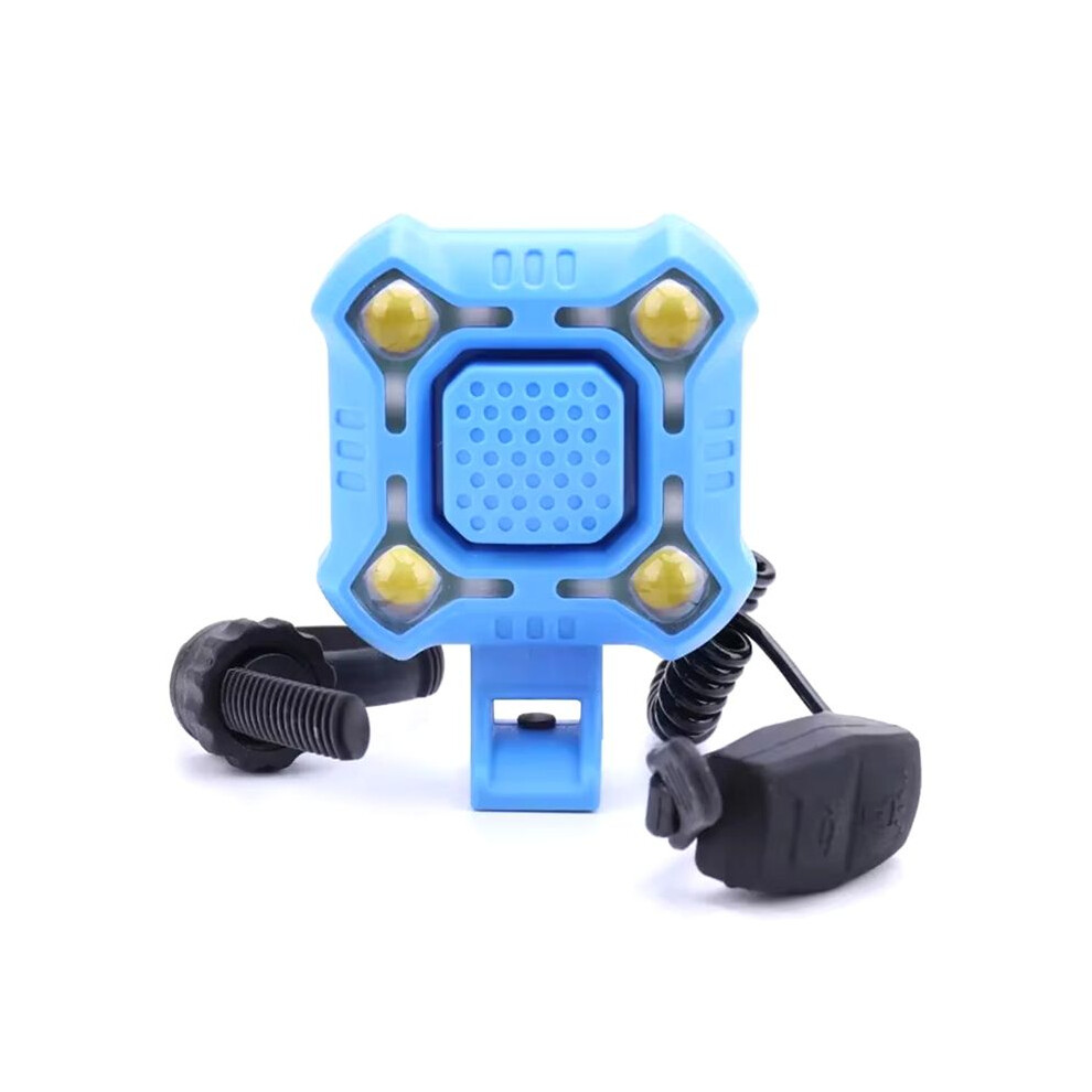 Rechargeable Bikes Bell Loud Horn Warning Safety Electric Ring Bicycle Handlebar With Bell Cycling Accessories B Light 4714079523792