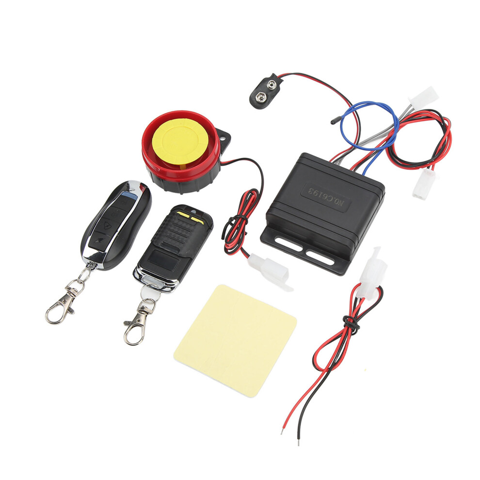 Motorcycle Alarm System Wireless Vibration Security For Scooter Bike 9411375333395