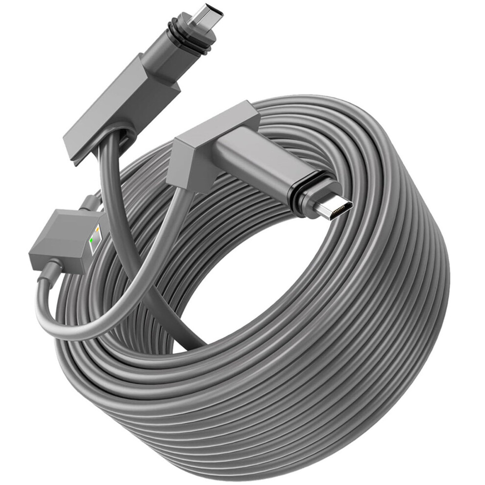 Ethernet Adapter Cable 15M Ip68 Waterproof 1200Mbps Rj45 For Starlink Gen 2 V2 Dish 9382693167088