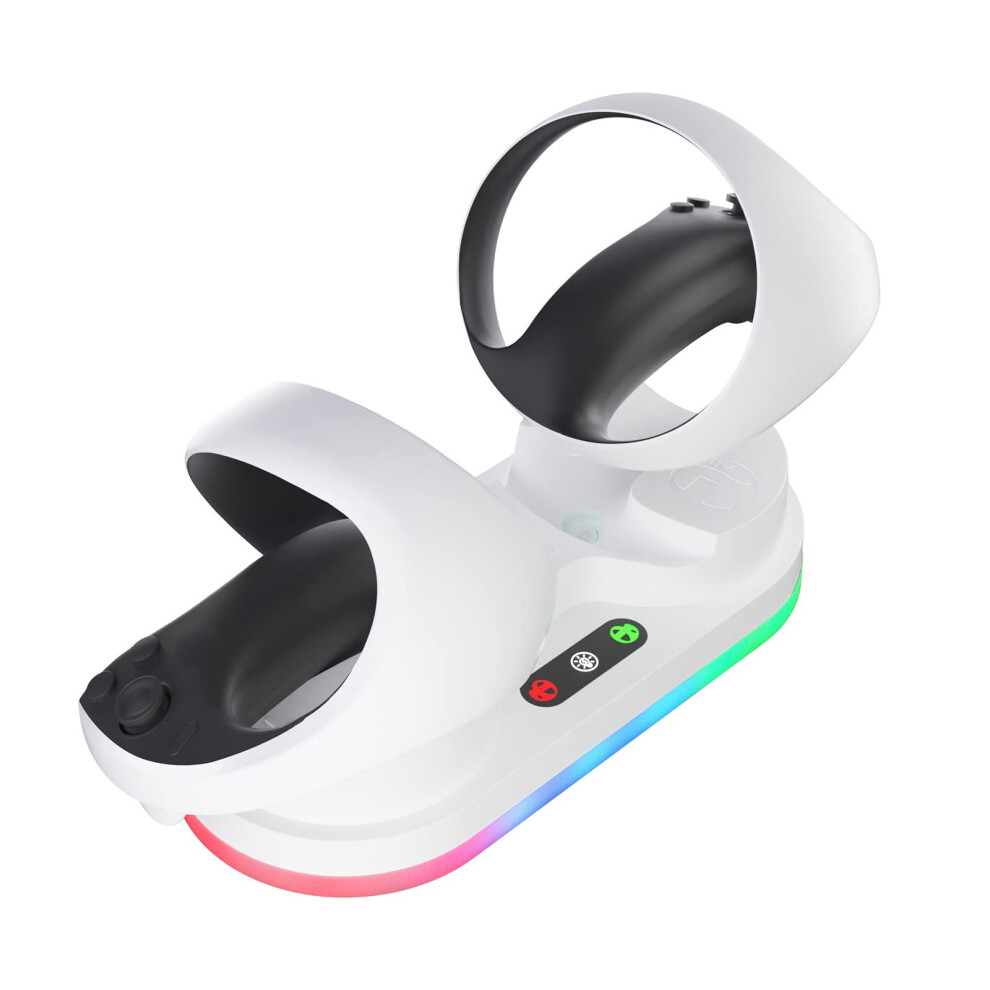 Charging Dock With Led Indicator, Fast Charge Typec 2In1 Stand For Vr2 Controller Light 9199774145916