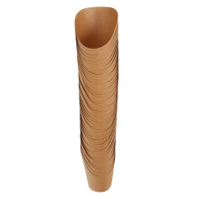 50 Stück Wasserdichte Kraftpapier-Frites- und Popcorn-Halter 12x8,2 cm