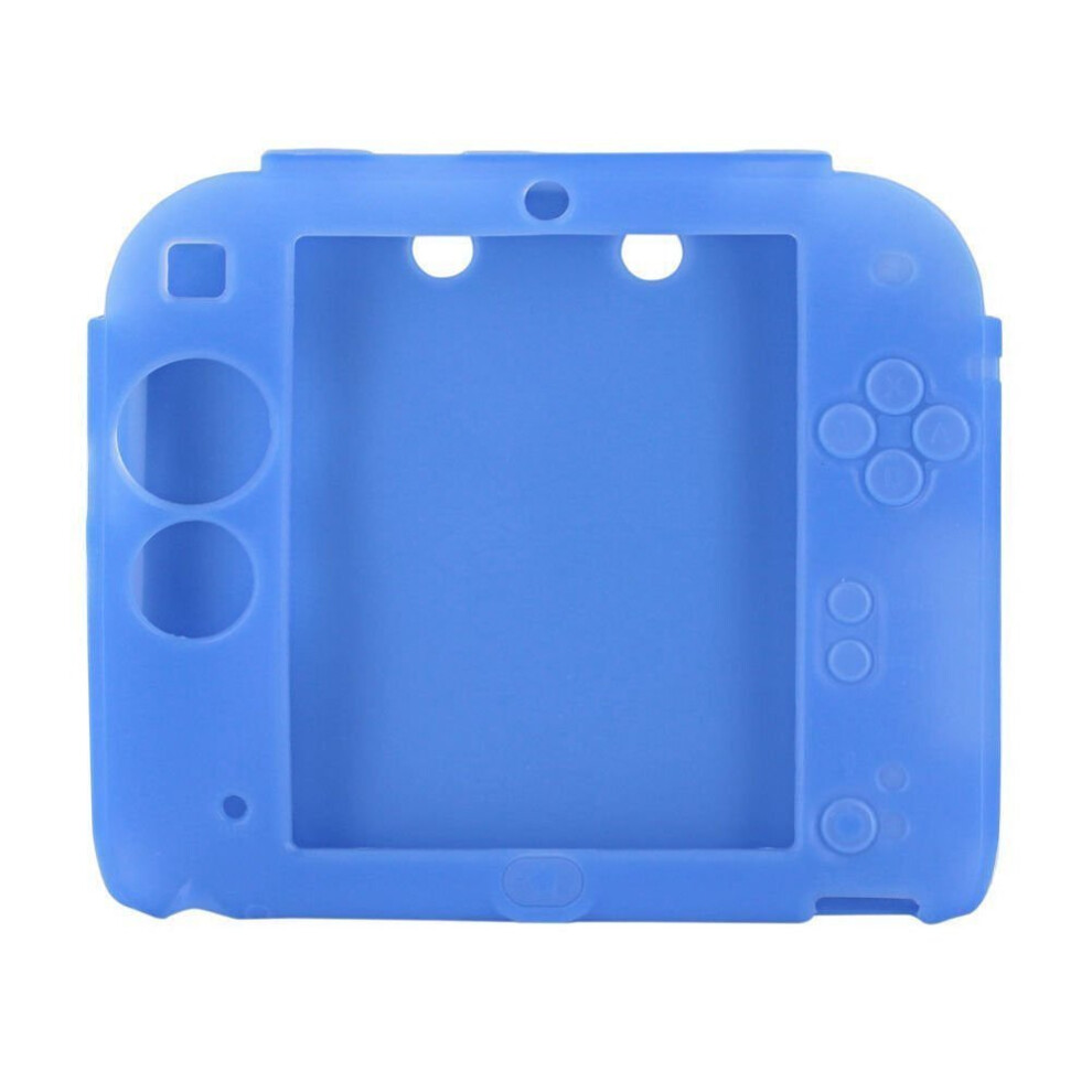 Silicone Case For Nintendo 2Ds, Durable Scratchresistant Protective Cover Blue 9382693168061