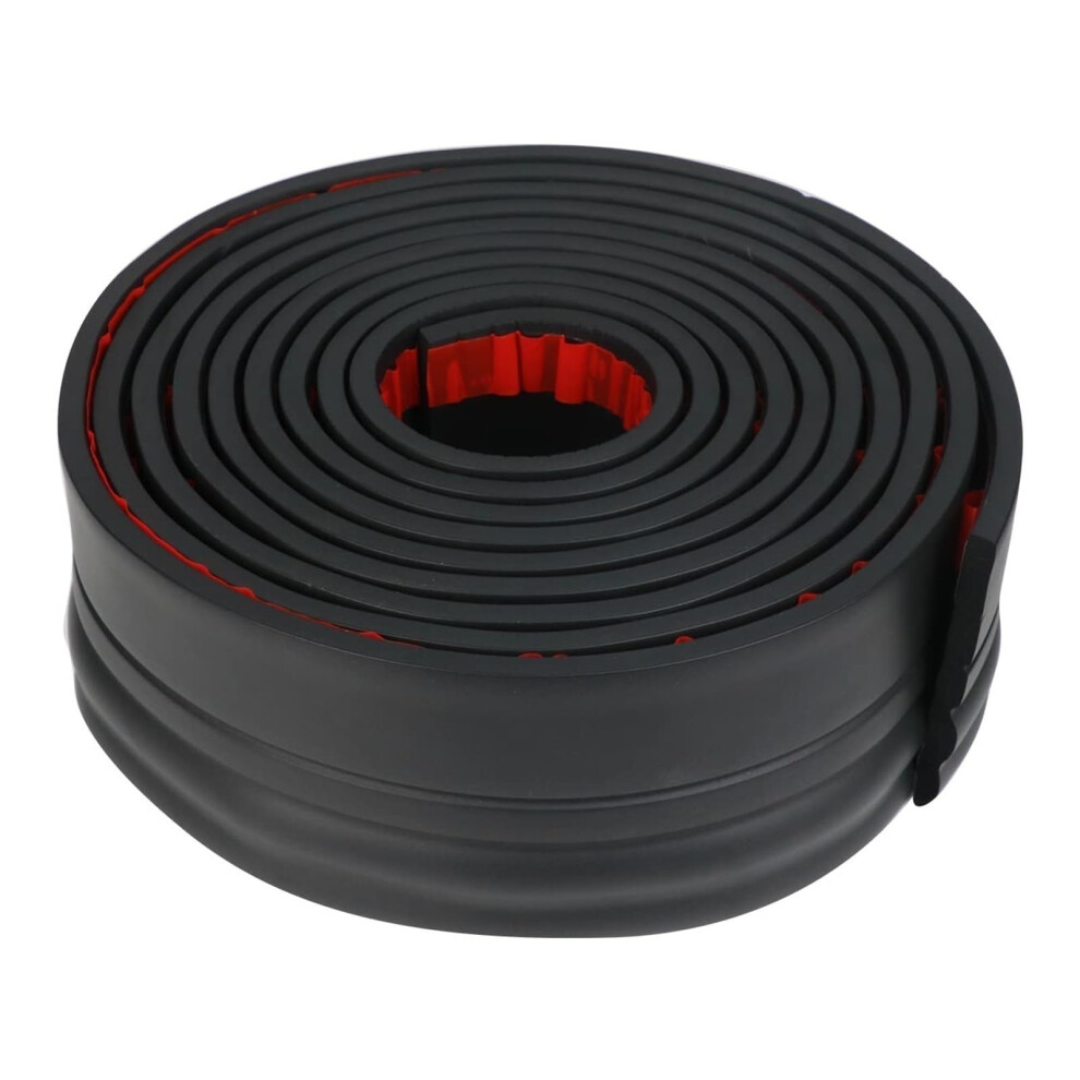 20Ft Wall Base Moulding 6 Inch Self Adhesive Flexible Vinyl Baseboard Trim Peel And Stick 9199774028004