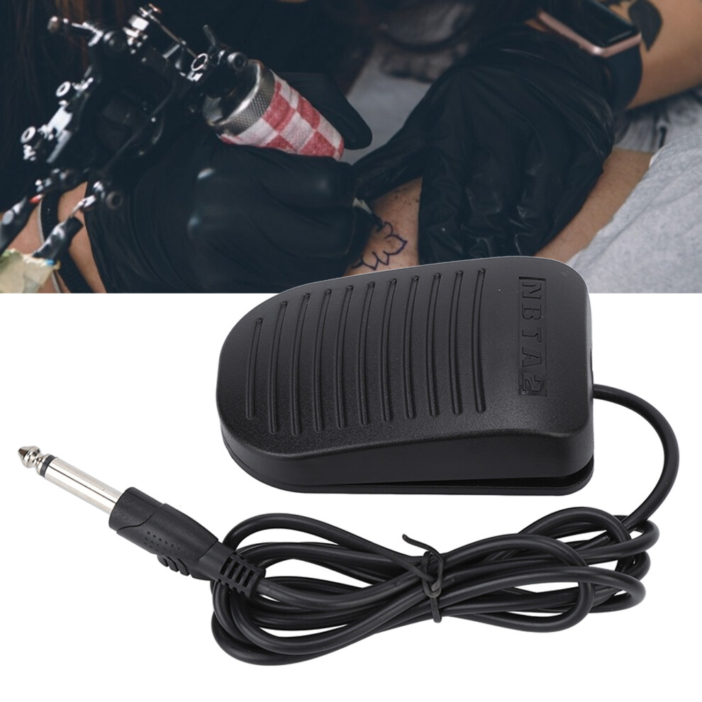 Tattoo Pedal with Anti-Skid Pads - 4.4ft Universal Connector Durable