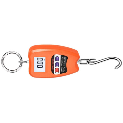200kg Digital Hanging Scale Heavy Duty ABS Hook Design LCD Display Commercial Use  Precision 1