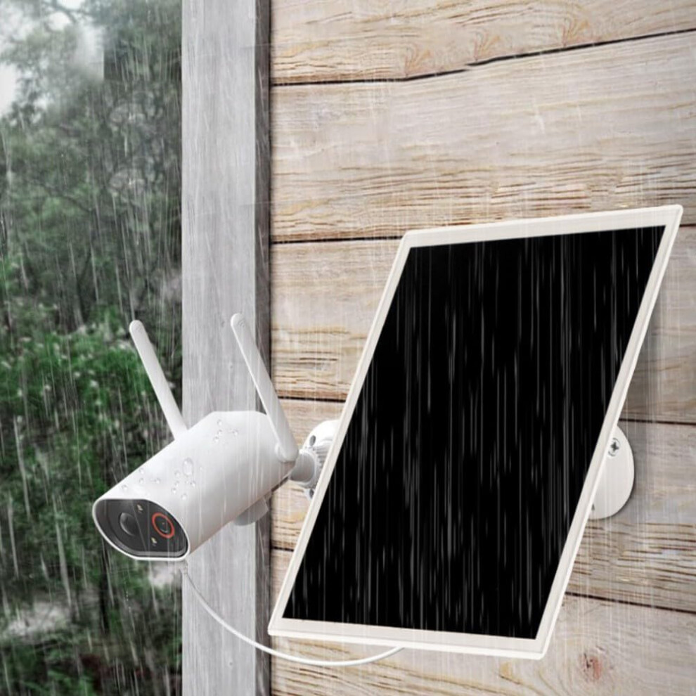Solar Panel For Security Camera Solar Powered Charger Compatible With Handheld Up Cam Pro And Spotlight Cam Series 5W 9187378382080