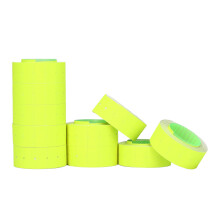Label Gun Tags 15000pcs 21x12mm Fluorescent Yellow for M5500 MX5500 Single Row