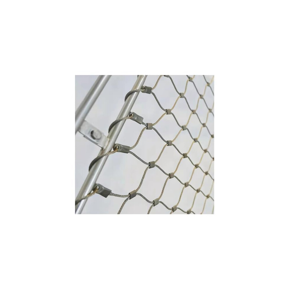 304 Stainless Steel Wire Mesh Safety Netting For Balcony Fencing And Animal Barrier Protection 9199774028950