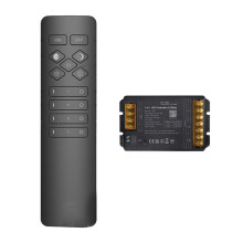 Contrôleur LED 2 en 1 2,4 G WiFi + RF Courant Élevé Max 30 A pour Bande LED Monochrome/Double Blanc/RGB/RGBW/RGB/CCT