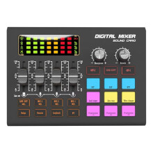 SX10 Mixer Live Ljudkort Mobilt Datorspel Inspelning Live Mikrofon Karaoke Instrument Dedikerad Ljudkonsol