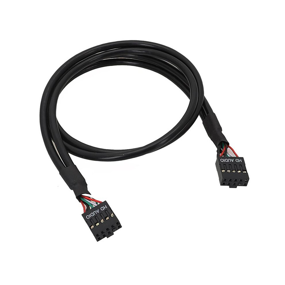Usb 9Pin Female To Female Adapter Cable Usb2.0 9Pins Connection Cord Isolated Cord Computer Motherboard Hd Audio Cable 6032033434365