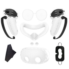 Protective Cover Controller Grips VR Shell Cover VR Silikonfodral Face Cover Lins Cover för Meta Quest 3S Tillbehör B
