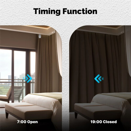 Tuya ZigBee  Electric Curtain Robot Timing Auto Opener Closer Light Sensor App Remote Control for Alexa B 1