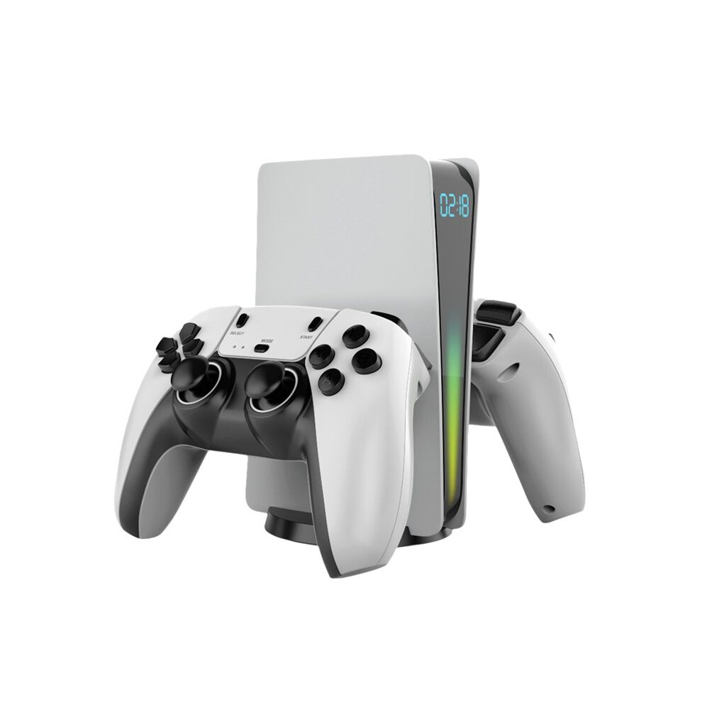 Wireless Gaming Controller Kit 2 Players Handheld Game Console Tv Game Controller For Psp 10 Emulators 64G+10000 Games White 6034197707040