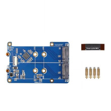 För Pi5 Double 2280 för Raspberry Pi 5 PCIe Till M.2 NVMe Dual SSD Adapter Board HAT MPS2280D